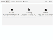 Tablet Screenshot of glxgroup.com